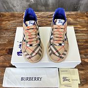 Burberry Check Terrace Sneakers Black Cream - 5