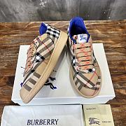 Burberry Check Terrace Sneakers Black Cream - 3