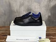 Burberry Leather Stock Sneakers Black - 6