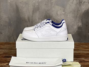Burberry Leather Stock Sneakers White