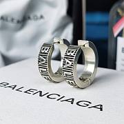 Balenciaga Earrings Silver 011#307 - 4