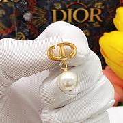 Dior Earrings Gold Pearl  021#307 - 2