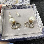 Dior Earrings Gold Pearl 063#307 - 2