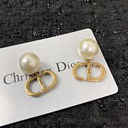 Dior Earrings Gold Pearl 063#307 - 3