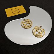 Fendi Earrings Gold 092#307 - 3