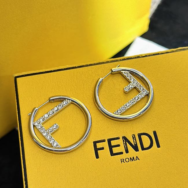 Fendi Earrings Silver 024#307 - 1