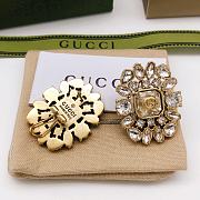 Gucci Earrings Gold 035#307 - 4