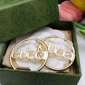 Gucci Earrings Gold 036#307