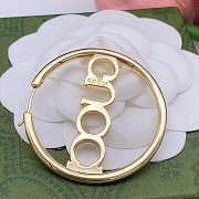Gucci Earrings Gold 036#307 - 4