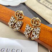 Gucci Earrings Gold Bow 006#307 - 3