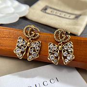 Gucci Earrings Gold Bow 006#307 - 2