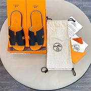 Hermes Izmir Sandal Black Yellow - 4