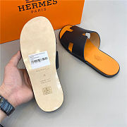 Hermes Izmir Sandal Black Yellow - 3