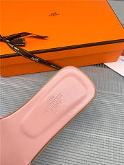 Hermes Oran Sandal Pink Calfskin - 6