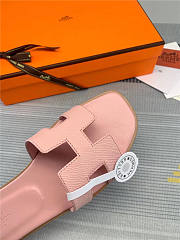 Hermes Oran Sandal Pink Calfskin - 5
