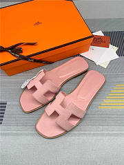 Hermes Oran Sandal Pink Calfskin - 4