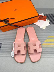 Hermes Oran Sandal Pink Calfskin - 2