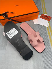Hermes Oran Sandal Pink Leather - 4