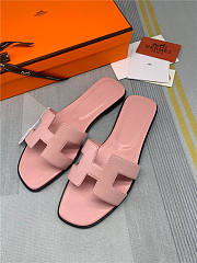 Hermes Oran Sandal Pink Leather - 3