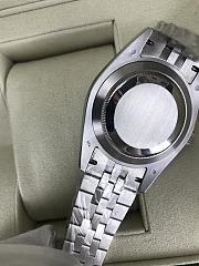 Rolex Datejust Watch Black Silver 41mm - 3