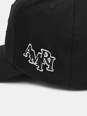 MA STAGGERED AMIRI FULL CANVAS HAT BLACK BLACK - 3