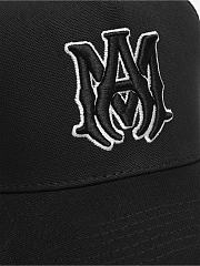 MA STAGGERED AMIRI FULL CANVAS HAT BLACK BLACK - 2