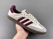 Adidas Samba OG Putty Grey Maroon ID1482 - 3