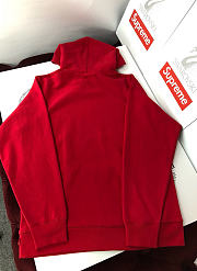 Supreme 19ss Swarovski Box Logo Hoodie Red - 6