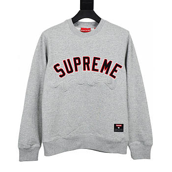 Supreme 20SS Kanji Logo Crewneck Grey