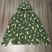 Supreme Hoodie Green  - 5