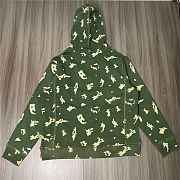 Supreme Hoodie Green  - 3