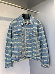 Supreme Jacket White Denim  - 1
