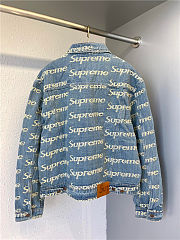 Supreme Jacket White Denim  - 5