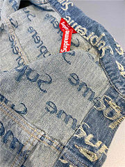 Supreme Jacket White Denim  - 4
