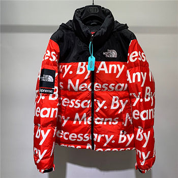 Supreme x The North Face Black Red