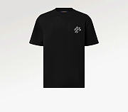 Louis Vuitton Signature Short-Sleeved T-Shirt Black - 1