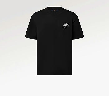 Louis Vuitton Signature Short-Sleeved T-Shirt Black