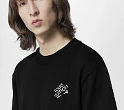 Louis Vuitton Signature Short-Sleeved T-Shirt Black - 3