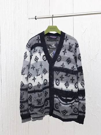 Louis Vuitton Jacket Black White GT700285