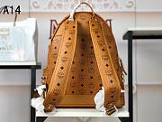 MCM Backpack Cognac A1424 Large size 33x41x15cm - 2