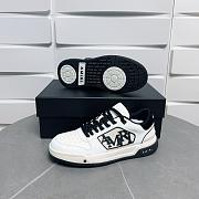 Amiri Classic Low Sneaker White Black - 6