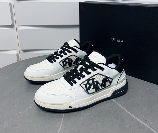Amiri Classic Low Sneaker White Black - 1