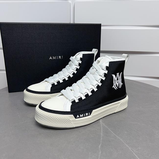 Amiri Sneaker High Ma Court Hi Black White - 1