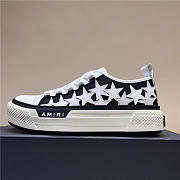 Amiri Sneaker Stars Court Low Black White - 3