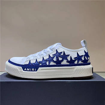Amiri Sneaker Stars Court Low Blue