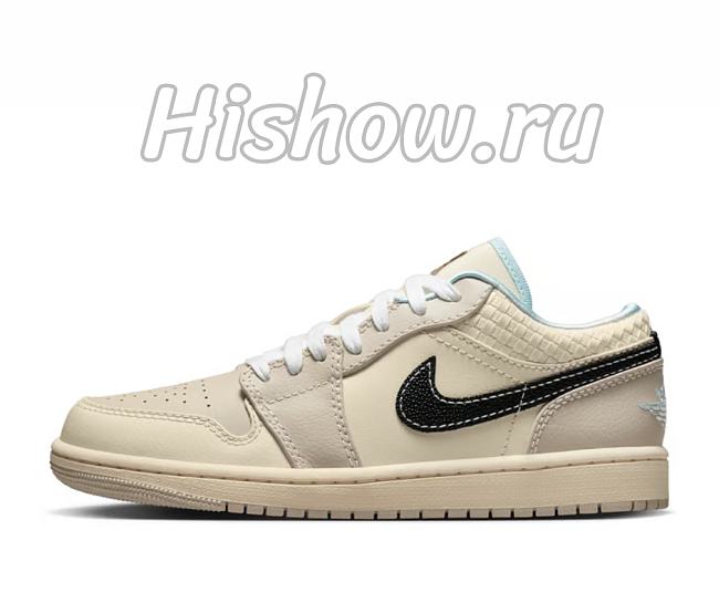 Air Jordan 1 Low SE Sanddrift Glacier Blue HQ3440-101 - 1
