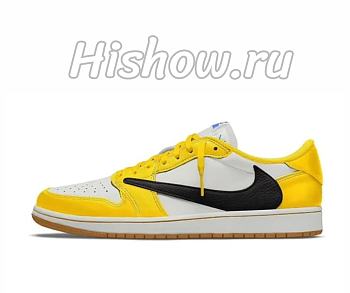 Air Jordan 1 Low Yellow Travis Scott Fragment DM7866-140