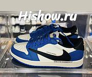 Air Jordan 1 Low Black Blue Travis Scott Fragment DM7866-140 - 1