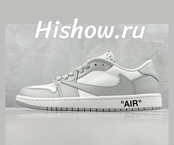 Air Jordan 1 Low Grey Travis Scott Fragment DM7866-140