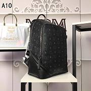 MCM Backpack Black Polyester Size 42CM - 3